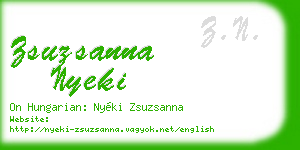zsuzsanna nyeki business card